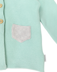 Hooded Knit Jacket Mint