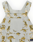 Tiger Print Cotton Overall Green