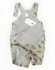 Tiger Print Cotton Overall Green