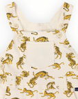 Tiger Print Cotton Overall Tapioca