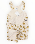 Tiger Print Cotton Overall Tapioca