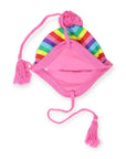 Rainbow Stripe Knit Beanie