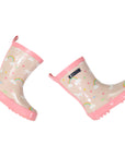 Unicorn & Rainbows Gumboot Dusty Pink Gloss