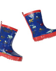 Construction Gumboot Navy Gloss