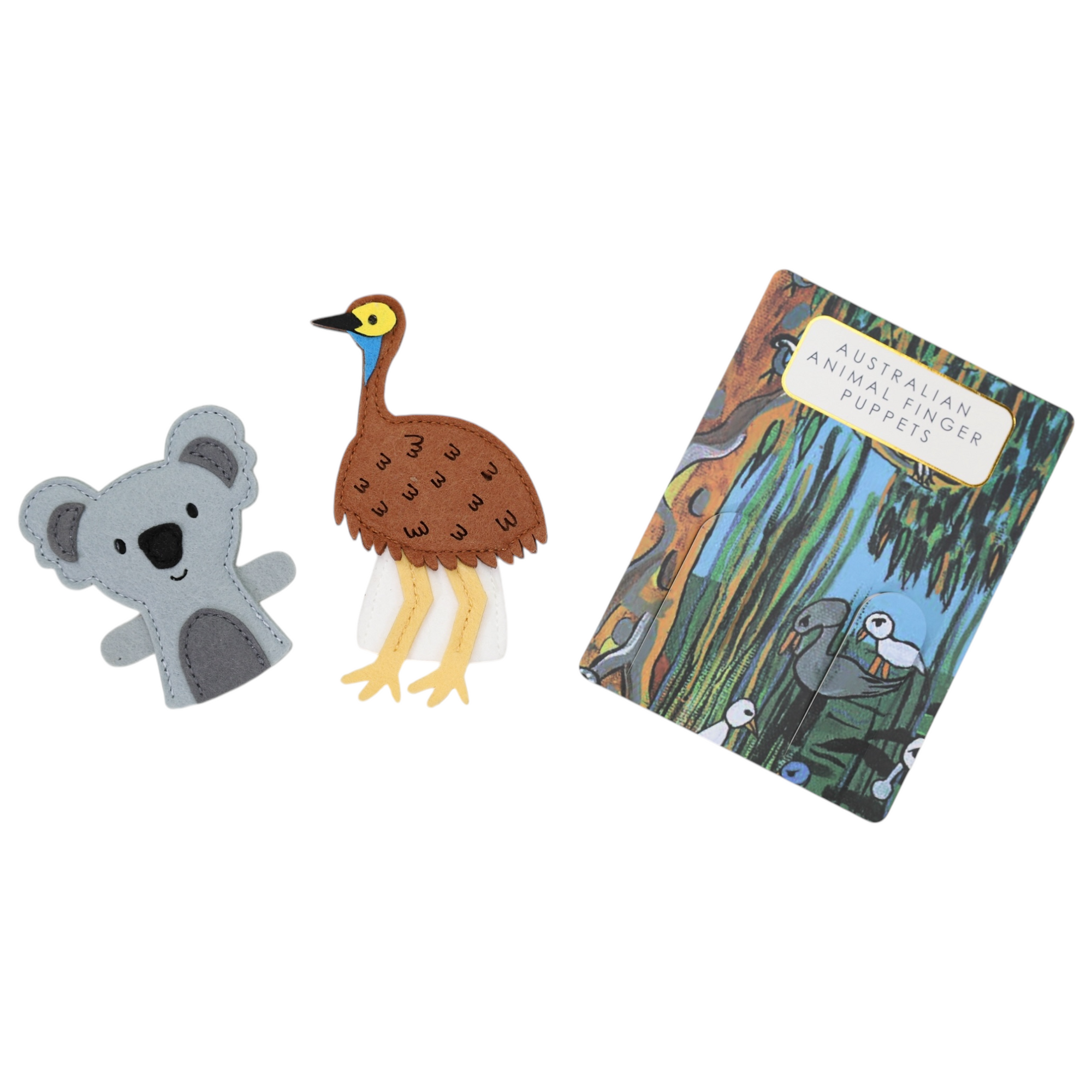 Australian Animal Finger Puppets (2 Pack)