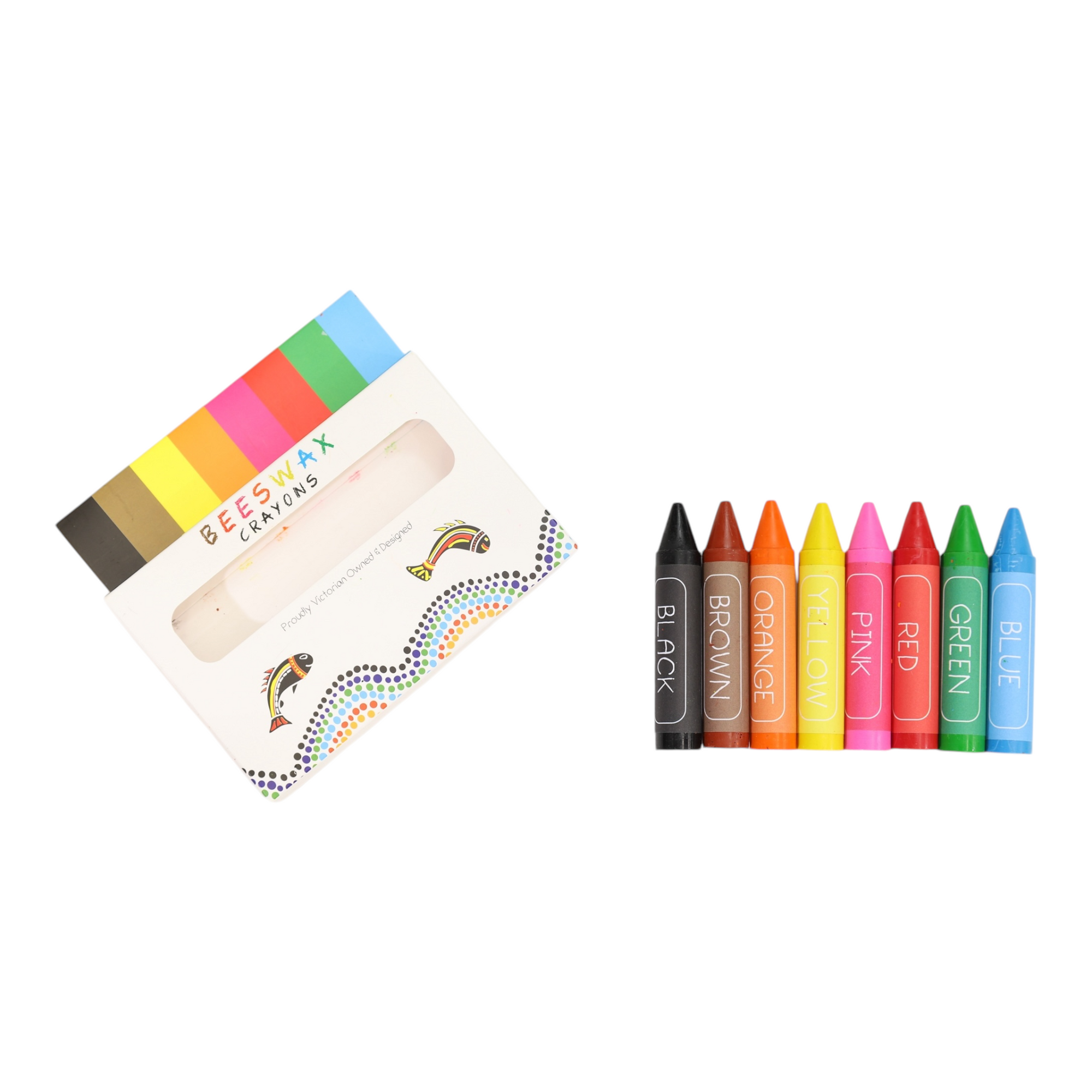 Beeswax Crayons (8 Pack)