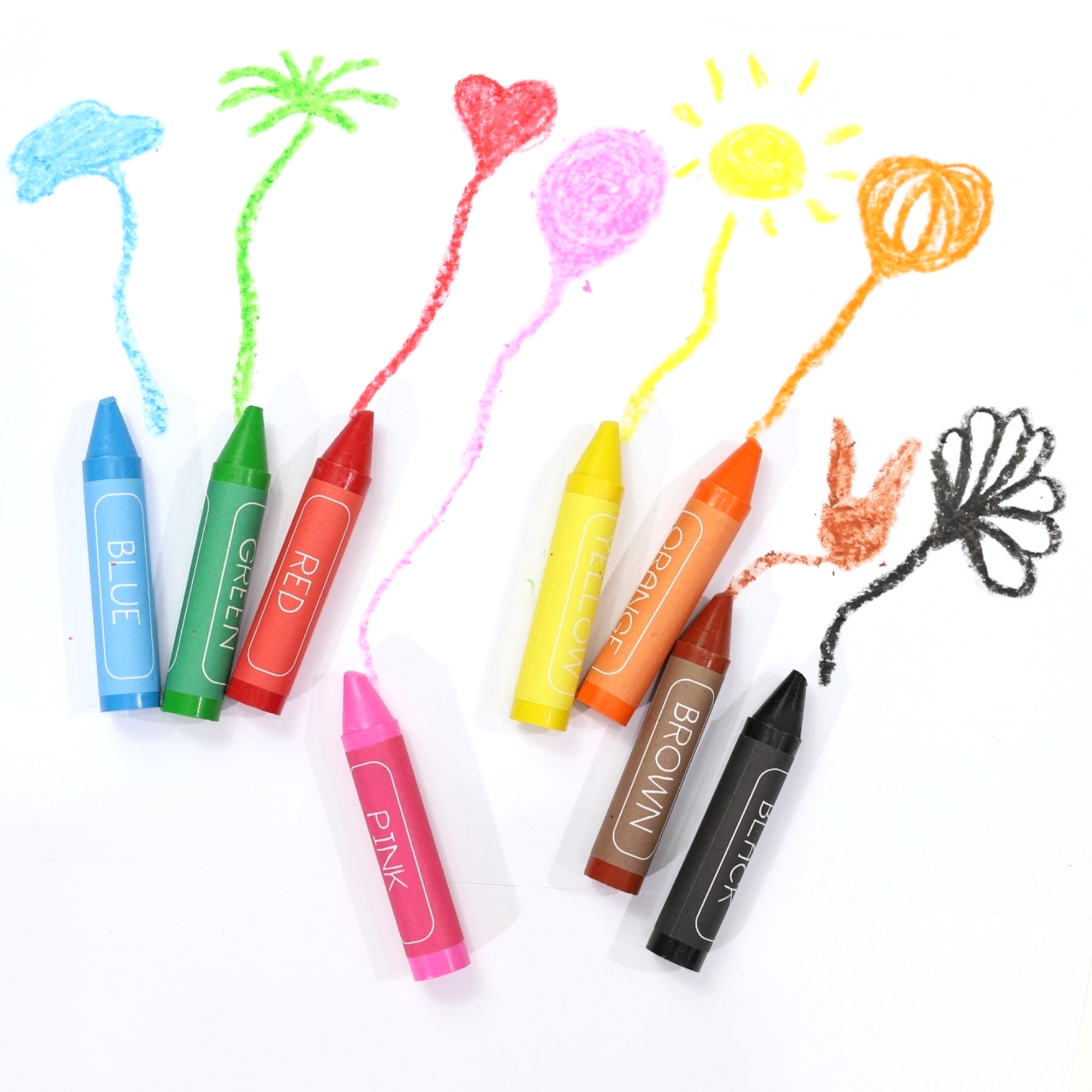 Beeswax Crayons (8 Pack)