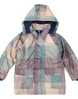 Sherpa Lined Check Raincoat Green