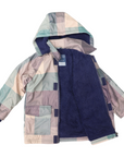 Sherpa Lined Check Raincoat Green