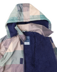 Sherpa Lined Check Raincoat Green