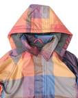 Sherpa Lined Check Raincoat Red