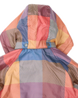 Sherpa Lined Check Raincoat Red