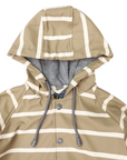 Colour Change Stripe Raincoat Chestnut