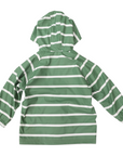 Colour Change Stripe Raincoat Green