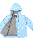 Colour Change Polkadot Raincoat Blue