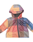 Check Rain Suit Red