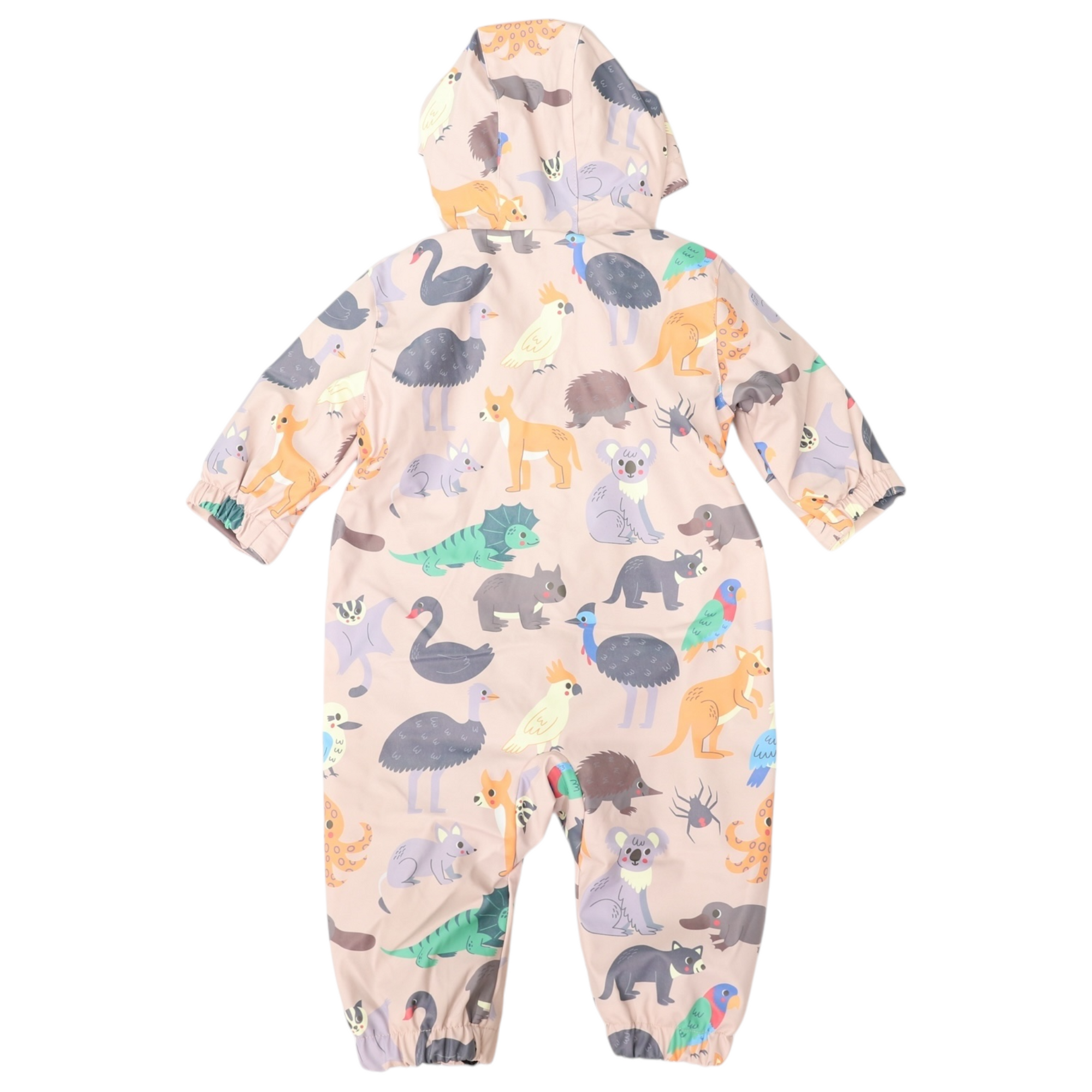 Australian Animal Rain Suit Beige