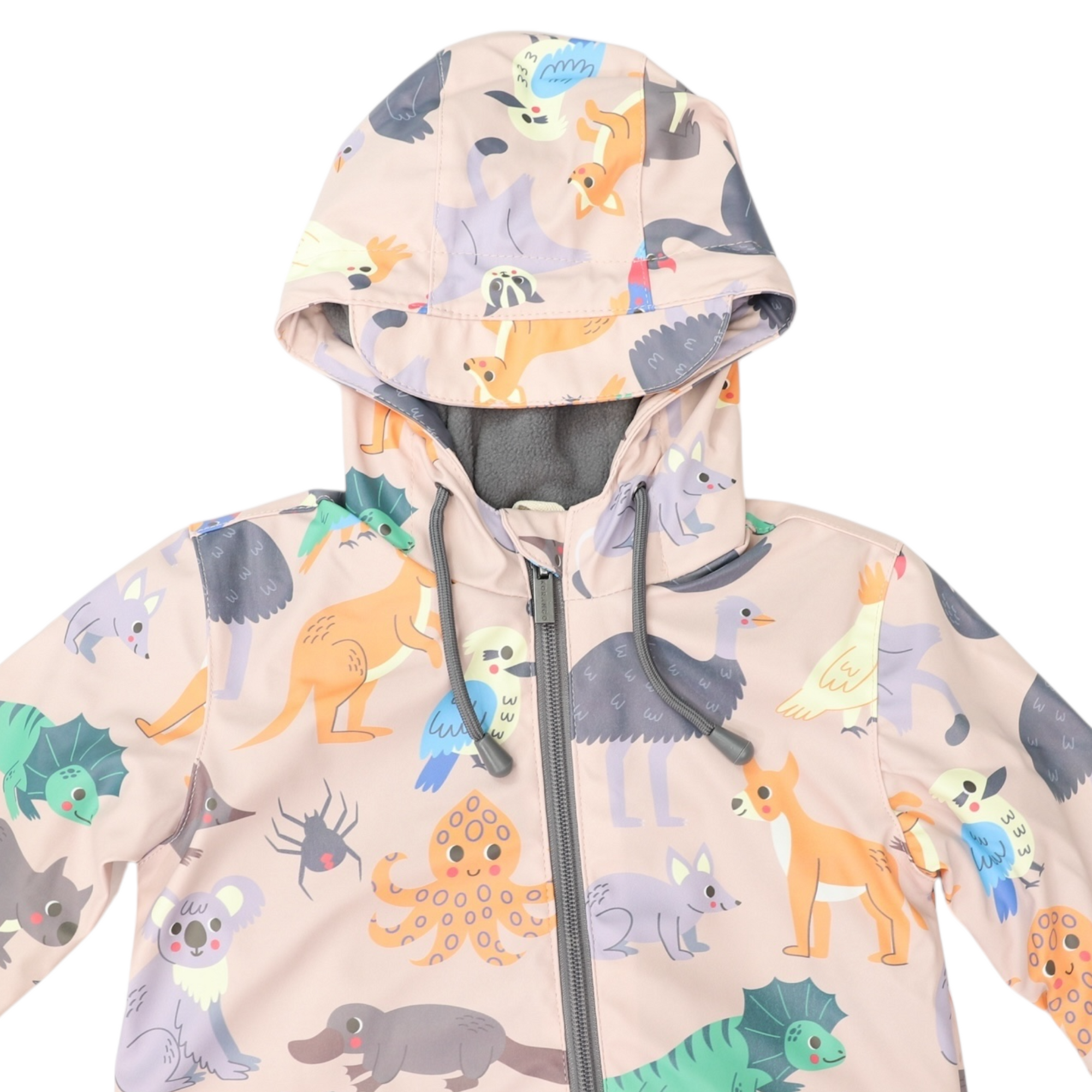 Australian Animal Rain Suit Beige