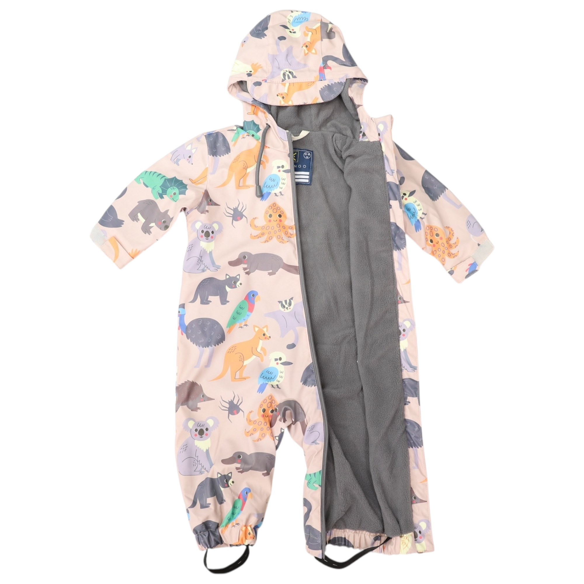 Australian Animal Rain Suit Beige