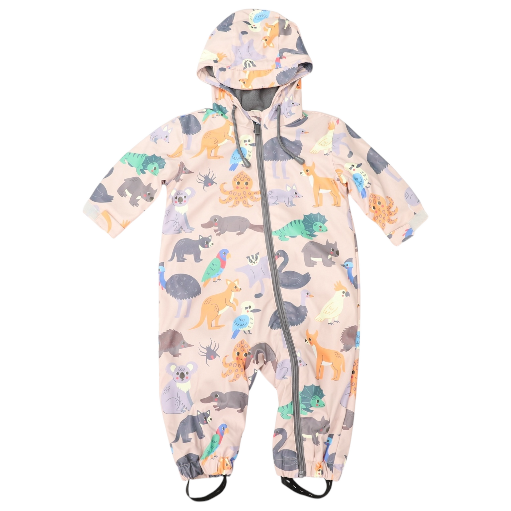 Australian Animal Rain Suit Beige