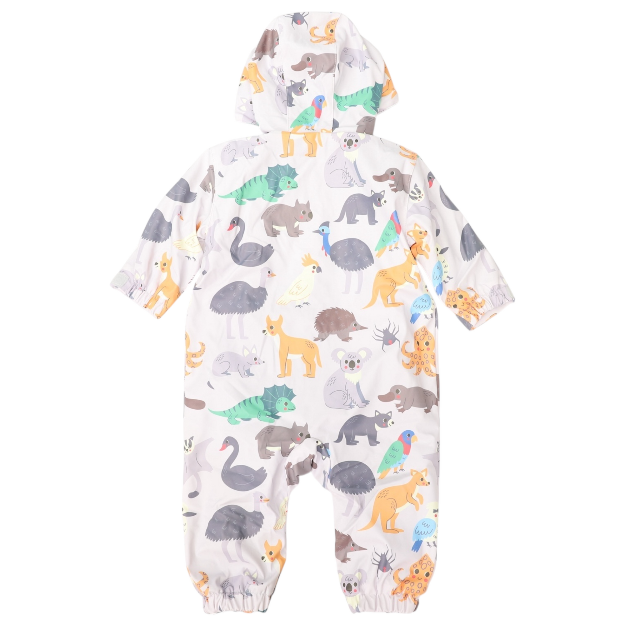 Australian Animal Rain Suit Grey