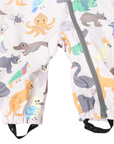 Australian Animal Rain Suit Grey