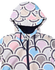 Arch Print Rain Suit Blue
