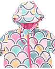Arch Print Rain Suit Green