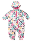 Arch Print Rain Suit Green