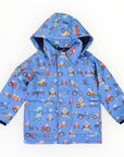 On The Farm Raincoat Blue