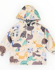 Australian Animal Printed Raincoat Beige