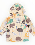 Australian Animal Printed Raincoat Beige