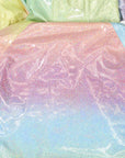 Glitter Unicorn Rainbow Raincoat Pink