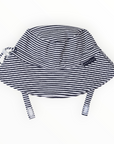 Cotton Sun Hat Navy Stripe