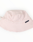 Cotton Sun Hat Dusty Pink Stripe