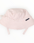 Cotton Sun Hat Dusty Pink Stripe