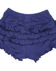 Cotton Modal Frill Short Navy