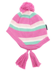 Stripe Knit Beanie Green