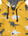 Dinosaur Colour Change Raincoat Mustard