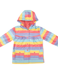 Striped Raincoat Pink