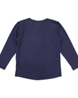 Essential Henley Tee Navy