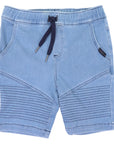 Denim Knit Short Acid wash