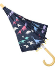Dinosaur Colour Change Umbrella Navy