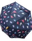 Dinosaur Colour Change Umbrella Navy