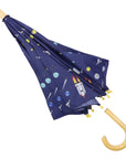 Space Rocket Umbrella Navy