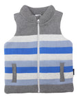Padded Knit Vest Charcoal