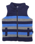 Padded Knit Vest Navy