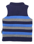 Padded Knit Vest Navy