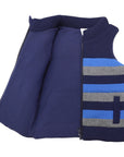 Padded Knit Vest Navy