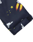 Space Rocket Raincoat Navy